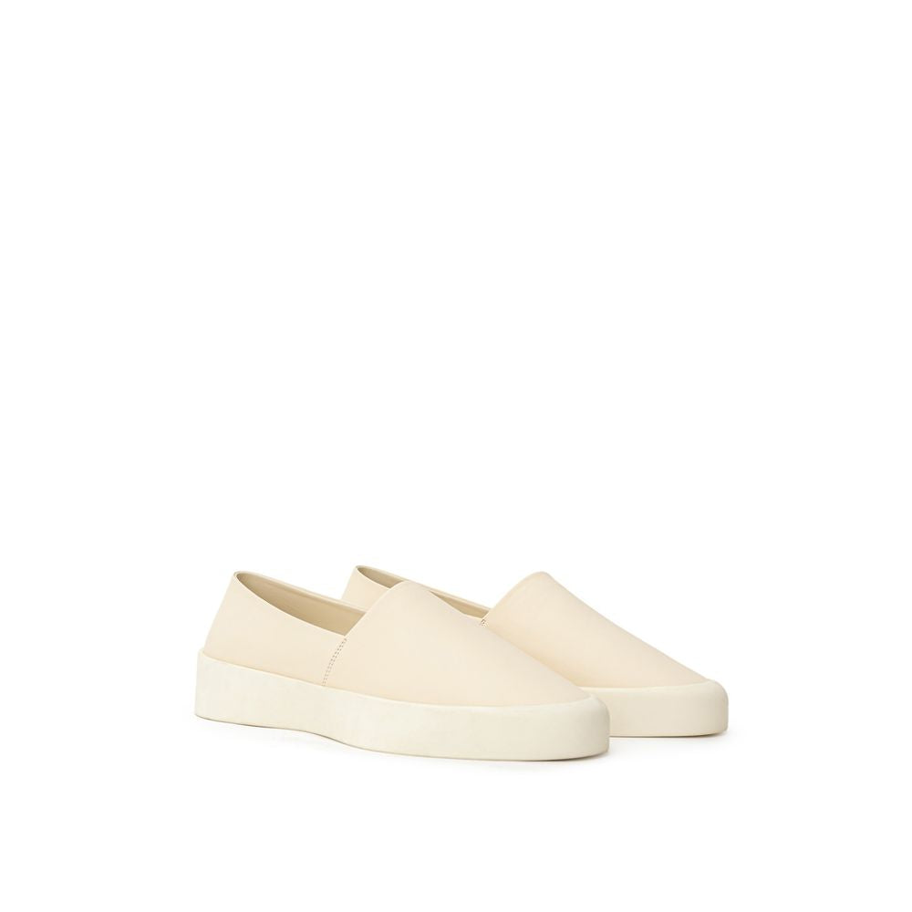 Beige Leather Loafer