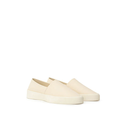 Beige Leather Loafer