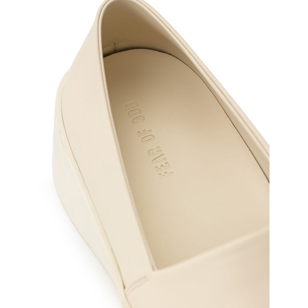 Beige Leather Loafer