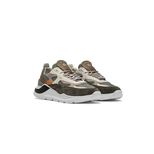 Gray Leather Sneaker
