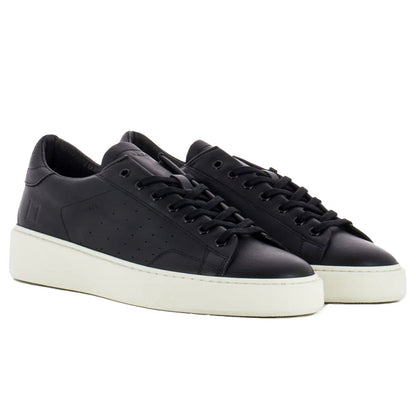 Black Leather Sneaker