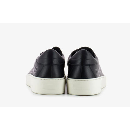 Black Leather Sneaker