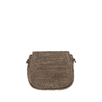Tia Raffia Shoulder Bag