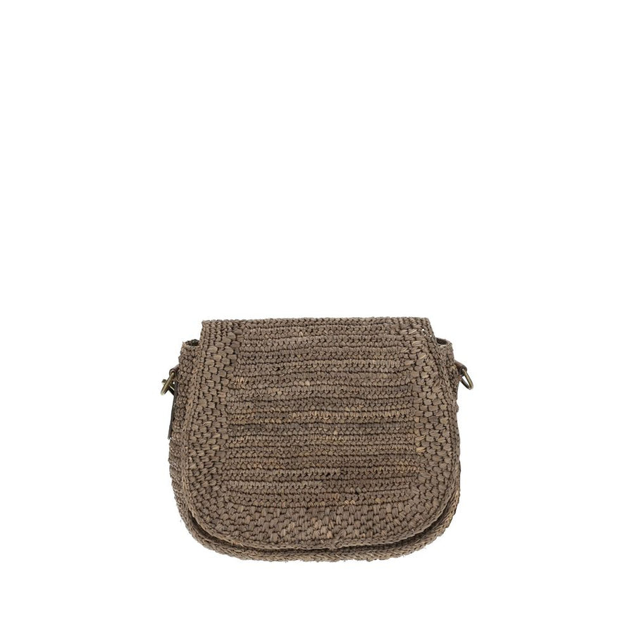 Tia Raffia Shoulder Bag