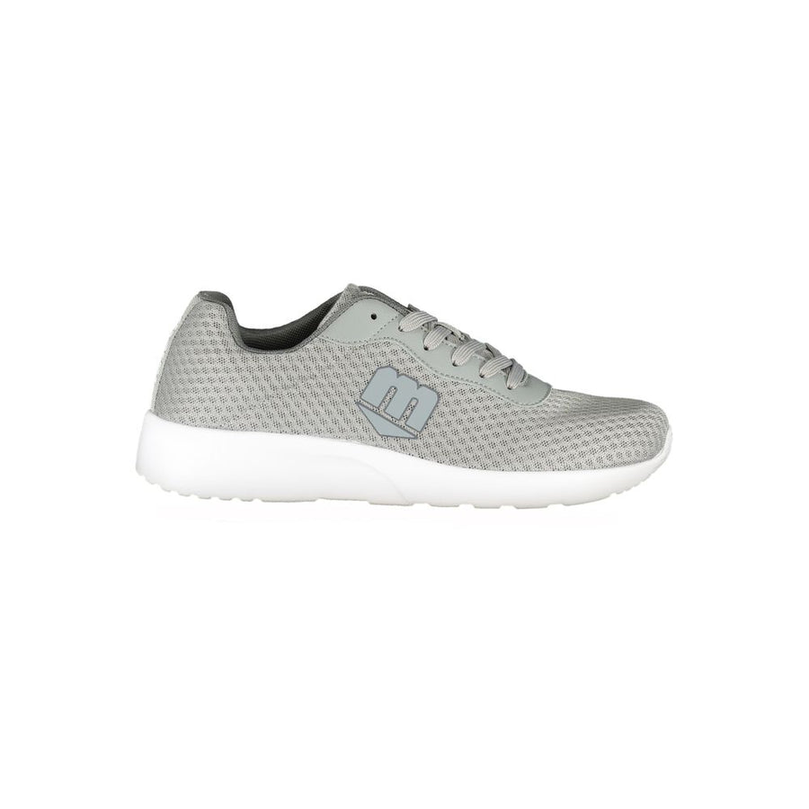 Gray Polyester Men Sneaker