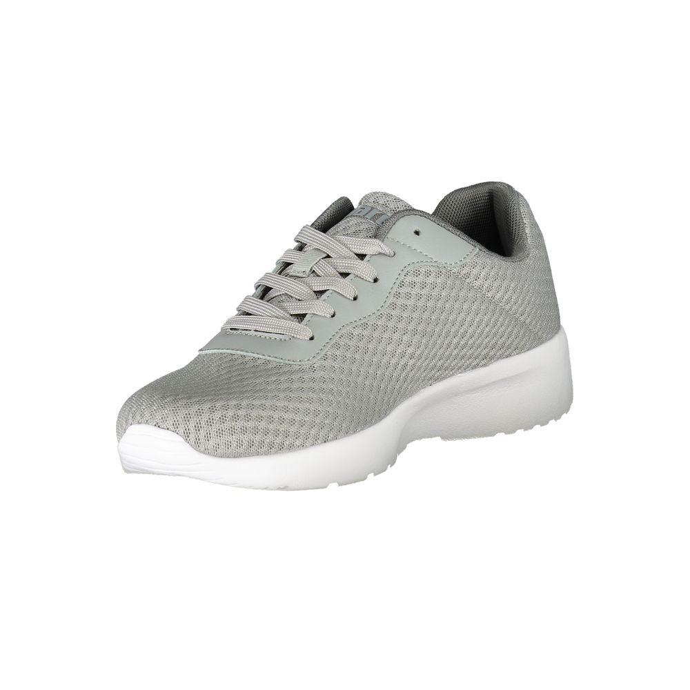 Gray Polyester Men Sneaker