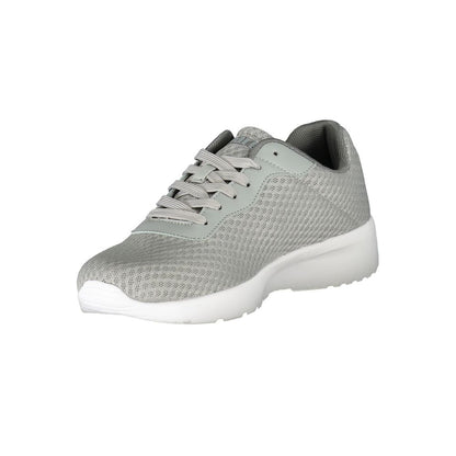 Gray Polyester Men Sneaker