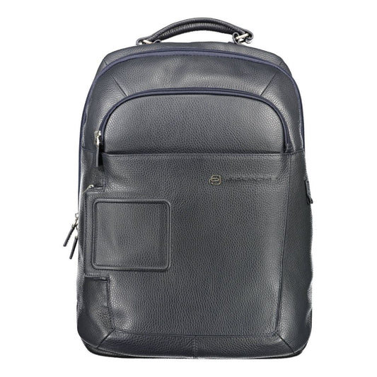 Blue Nylon Men Backpack