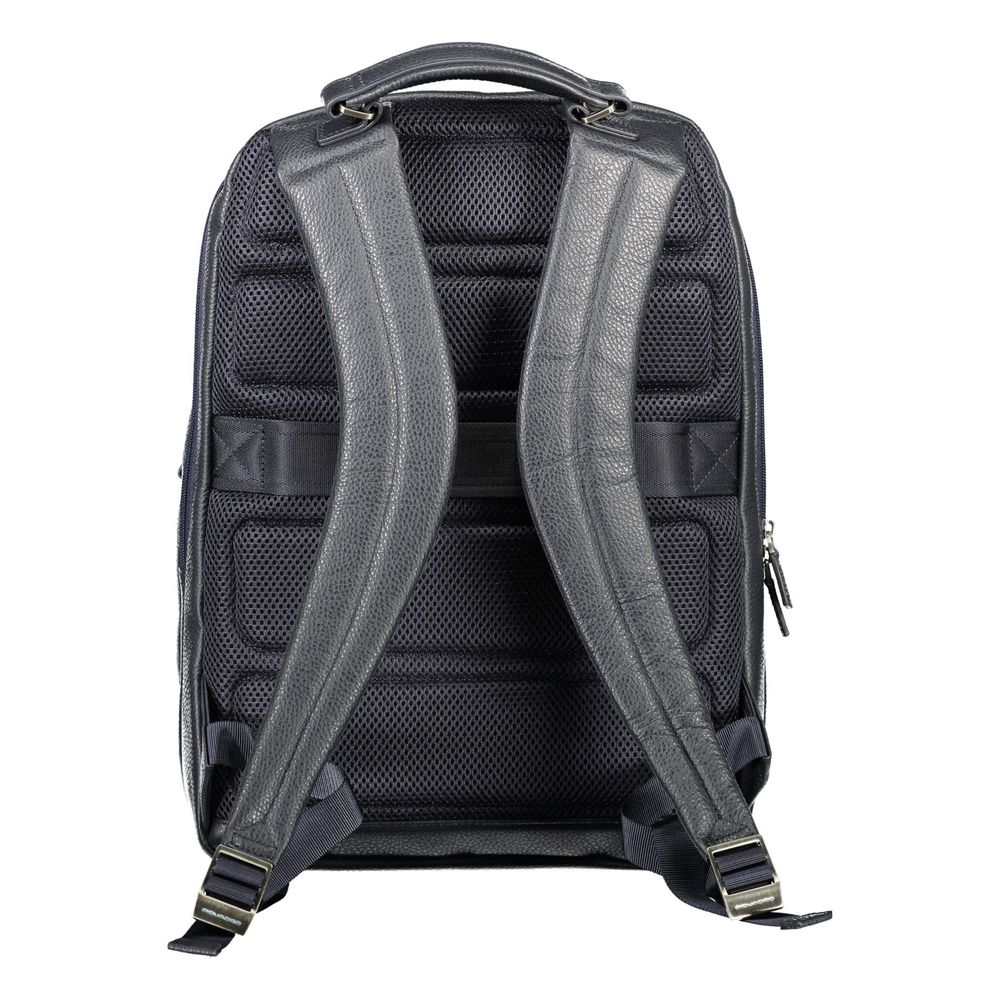 Blue Nylon Men Backpack