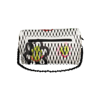 White Polyethylene Women Handbag