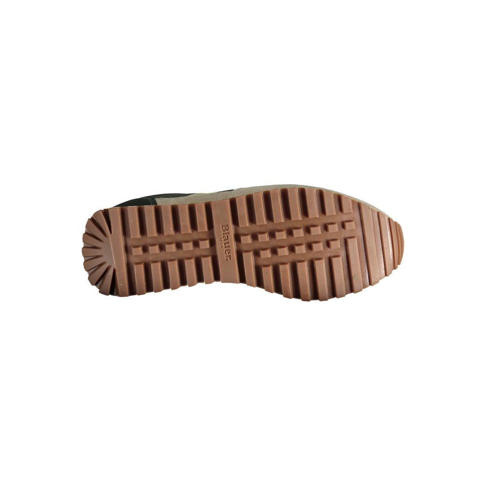 Beige Leather Men Sneaker