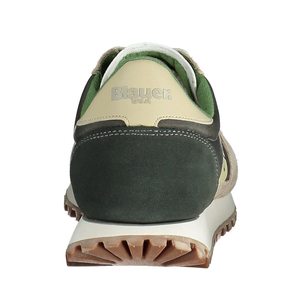 Beige Leather Men Sneaker