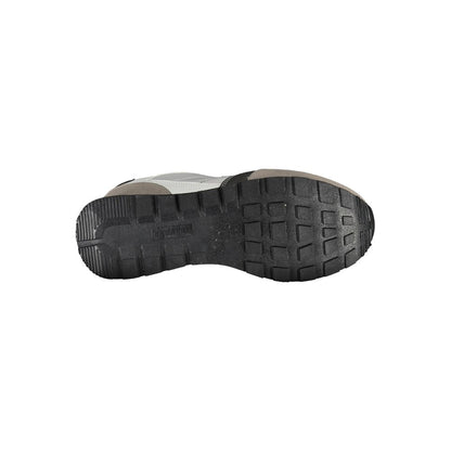 Brown Polyester Men Sneaker
