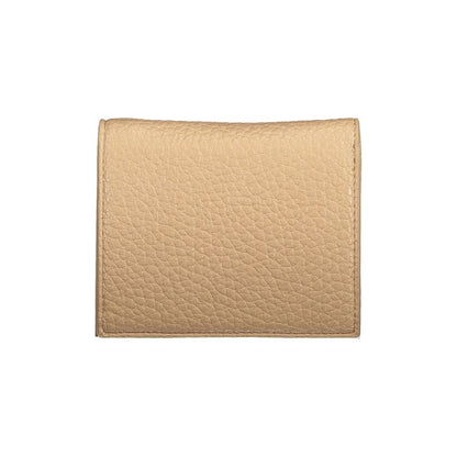 Beige Polyethylene Wallet