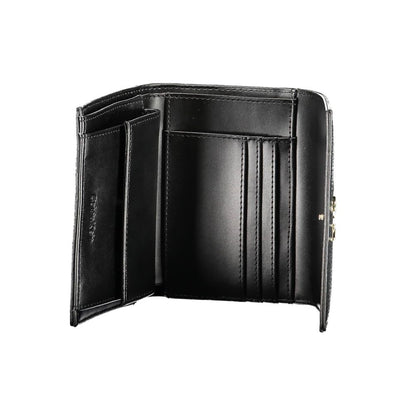 Black Polyethylene Women Wallet