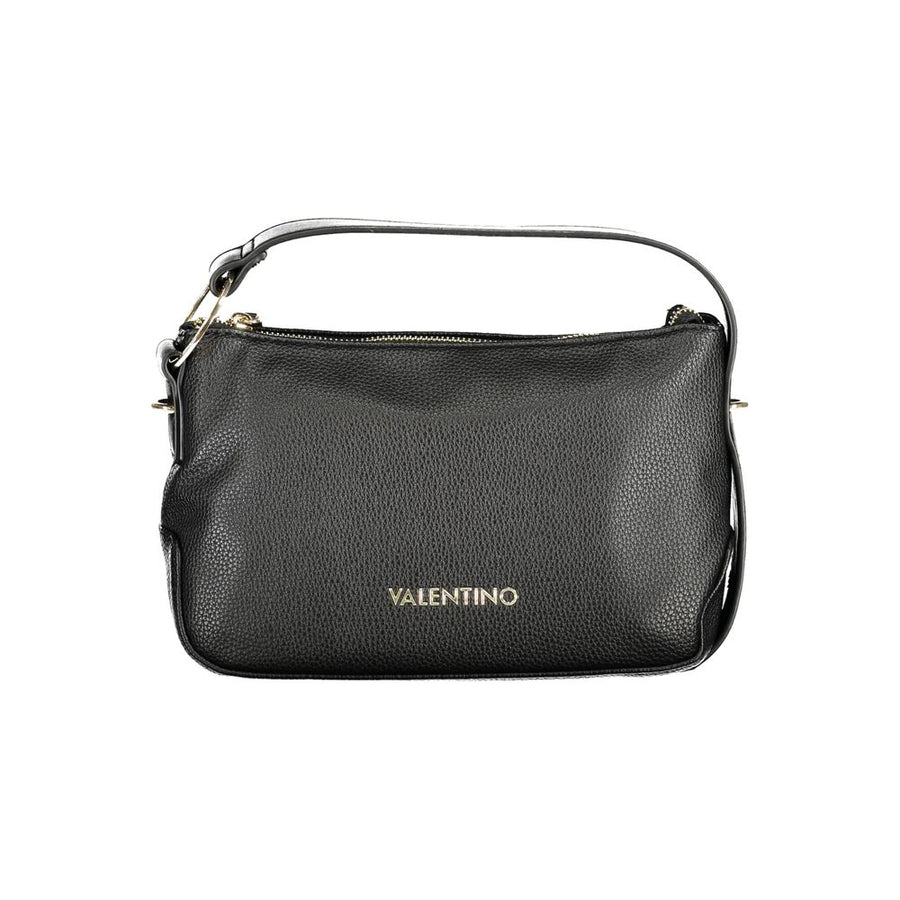 Black Polyethylene Women Handbag