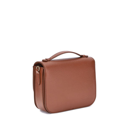 Brown Other Fibres Shoulder Bag