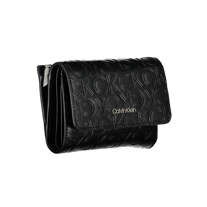 Black Polyethylene Women Wallet
