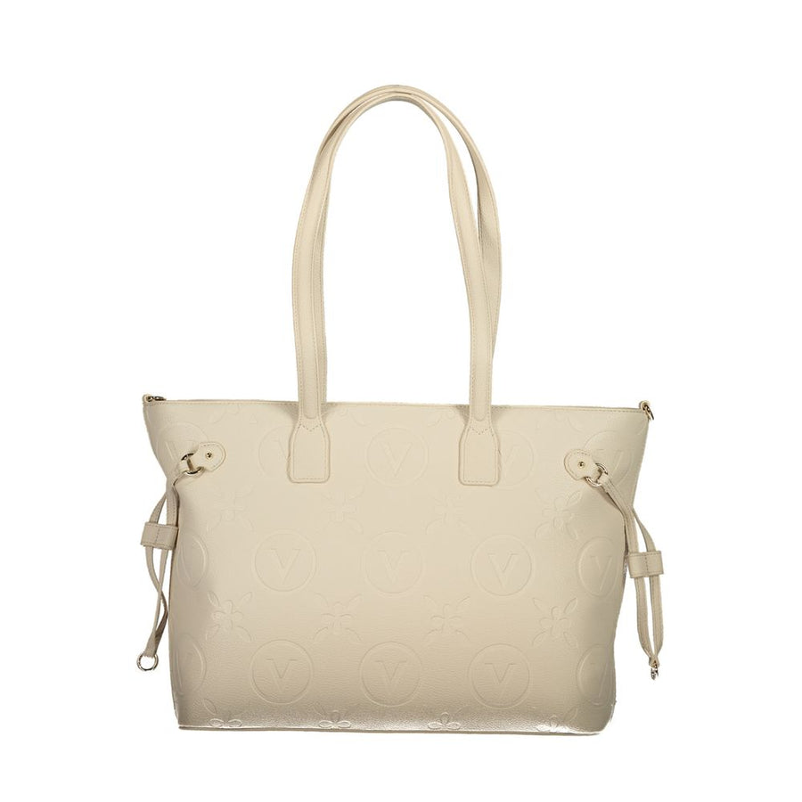 Beige Polyethylene Handbag