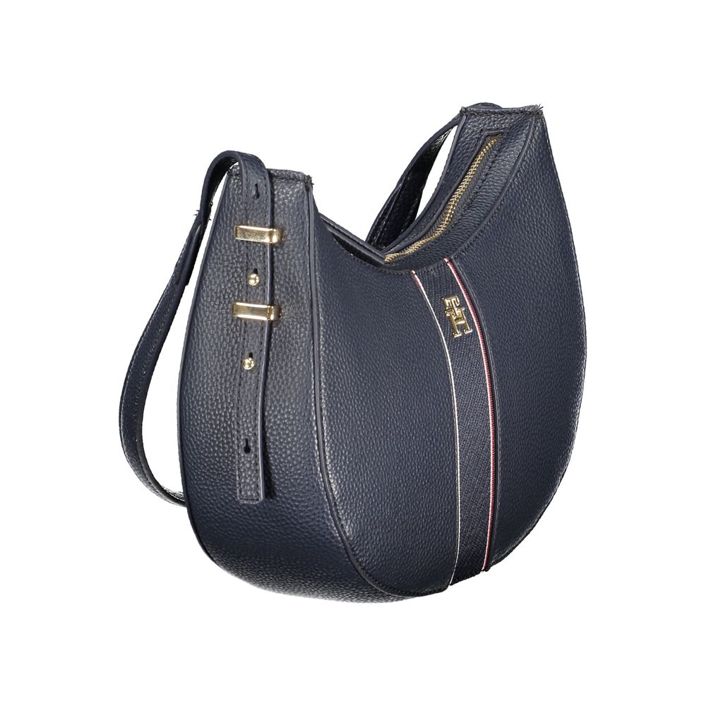 Blue Polyethylene Women Handbag