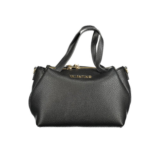 Black Polyethylene Women Handbag