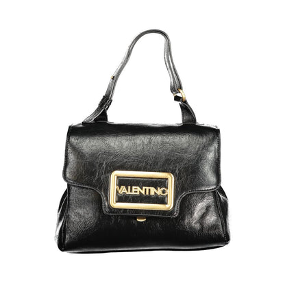 Black Polyethylene Women Handbag