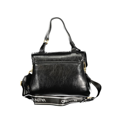 Black Polyethylene Women Handbag