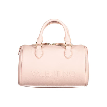 Pink Polyethylene Women Handbag