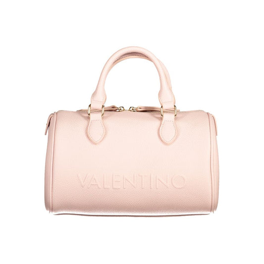 Pink Polyethylene Women Handbag