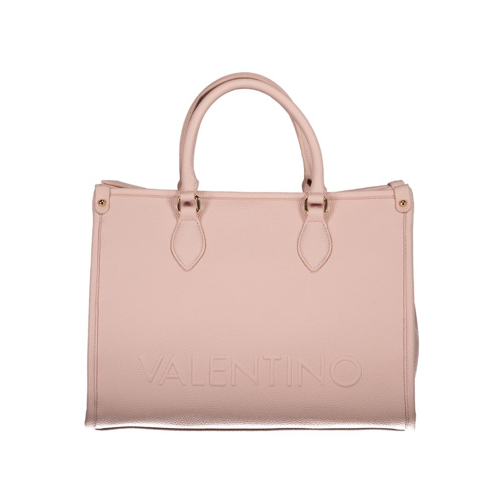 Pink Polyethylene Handbag