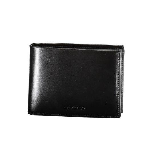 Black Leather Men Wallet
