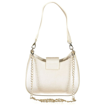 Silver Polyethylene Women Handbag
