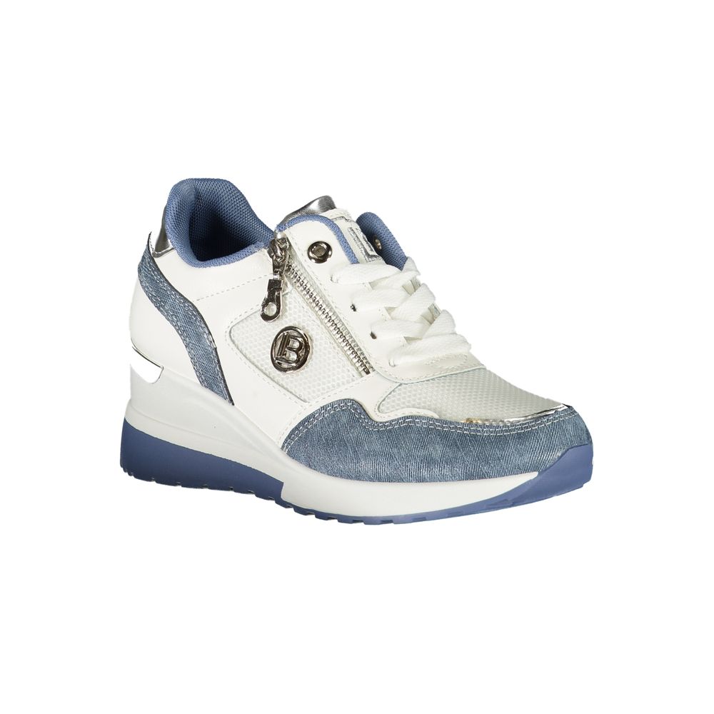 Blue Synthetic Women Sneaker