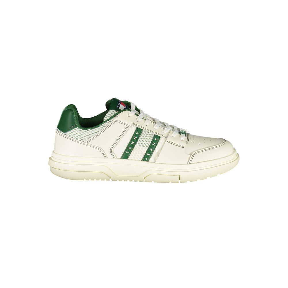 Green Leather Men Sneaker