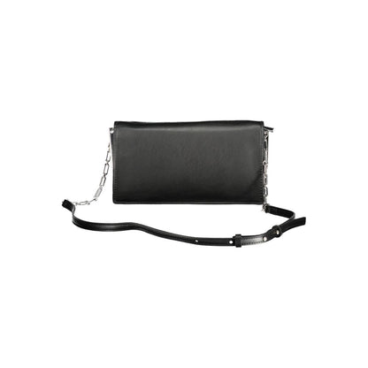 Black Polyester Handbag