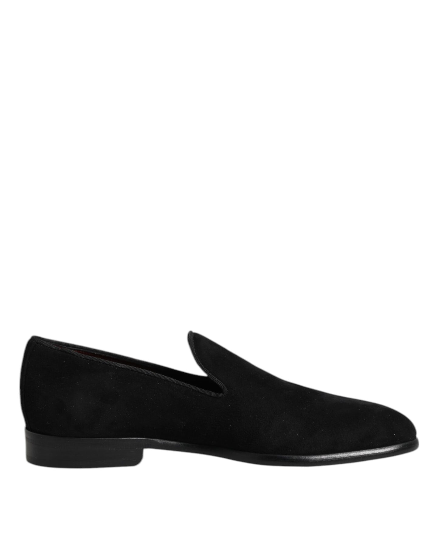 Black Suede Slip On Loafers Formal Shoes