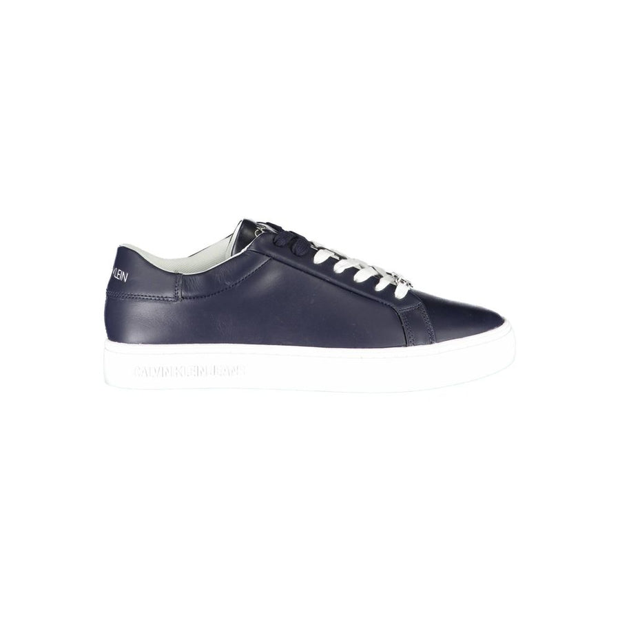 Blue Polyester Sneaker