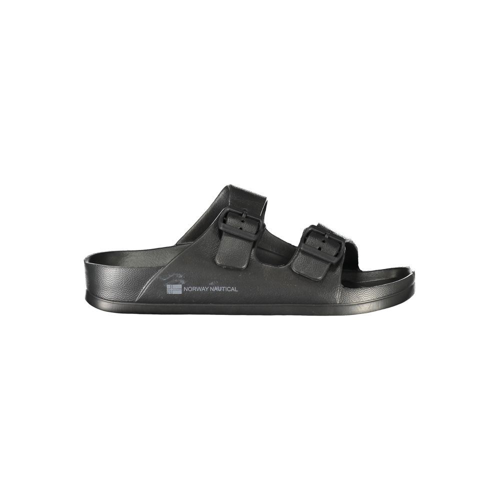 Black Plastic Men Sandal