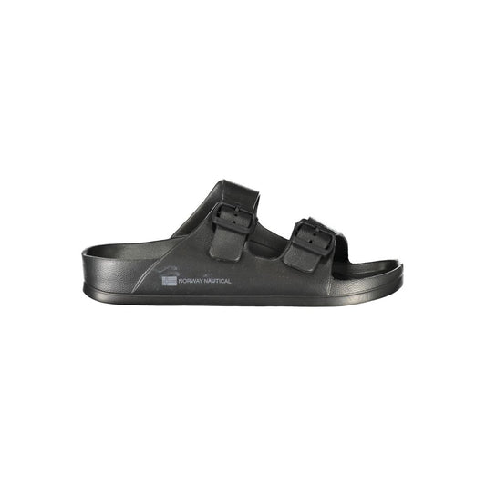Black Plastic Men Sandal
