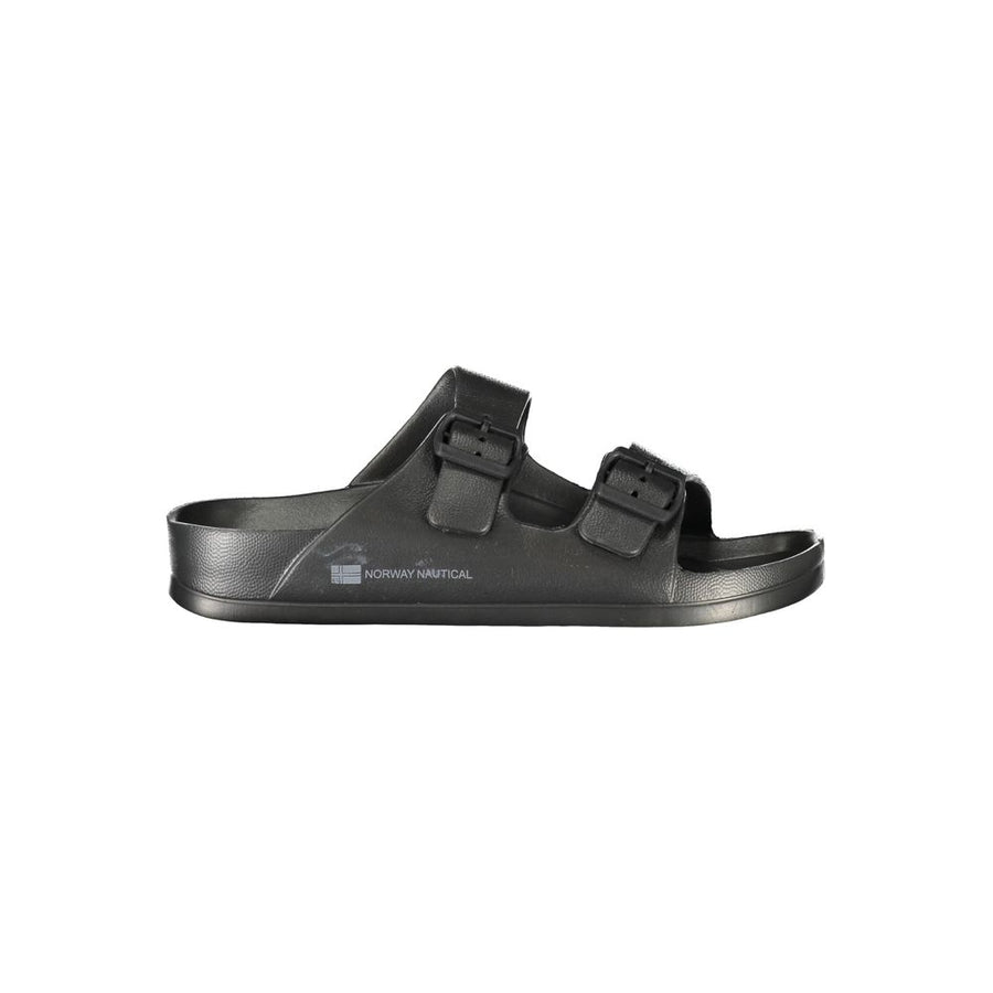 Black Plastic Men Sandal