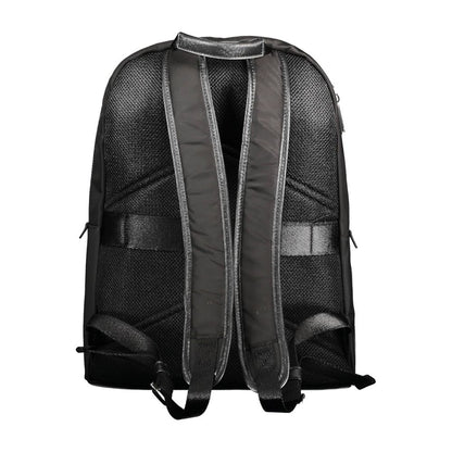 Black Polyester Backpack