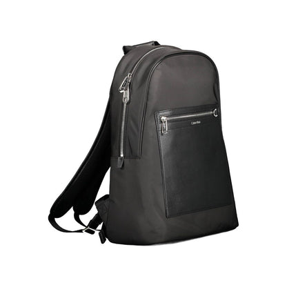 Black Polyester Backpack