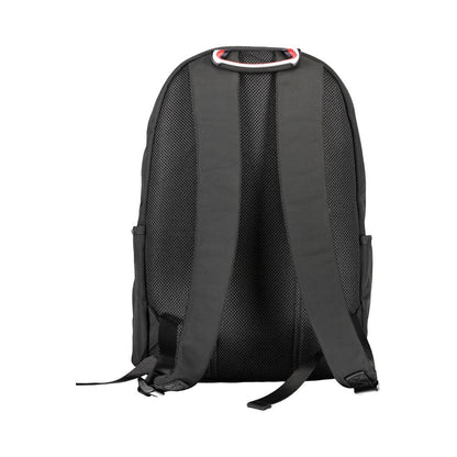 Black Polyester Backpack
