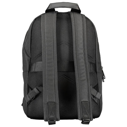 Black Polyester Backpack