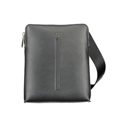 Black Polyester Shoulder Bag