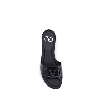Black Calf Leather Bos Taurus Sandals