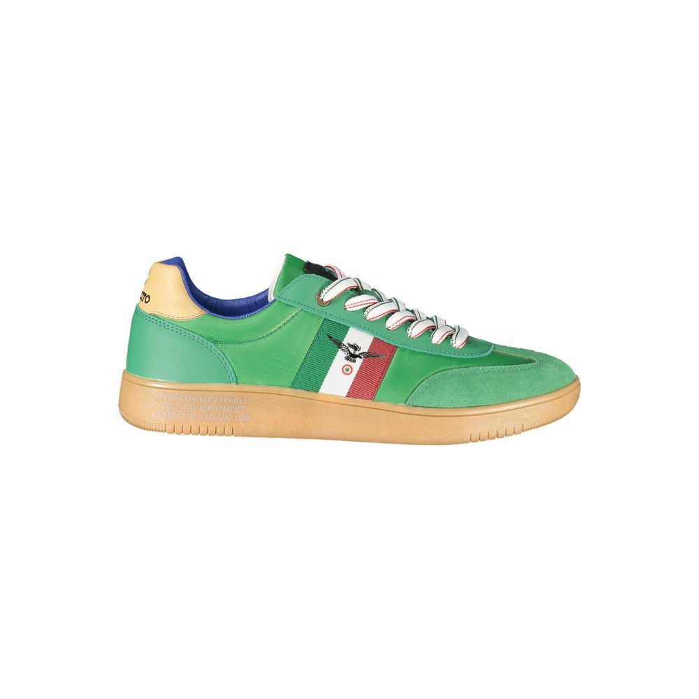 Green Leather Men Sneaker