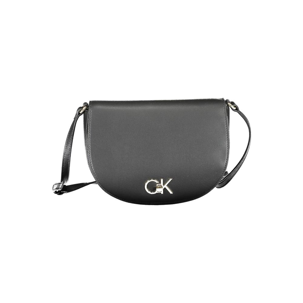 Black Polyester Handbag