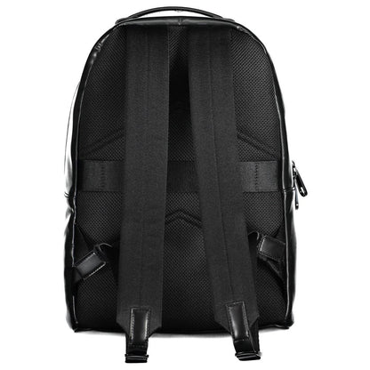 Black Polyester Backpack