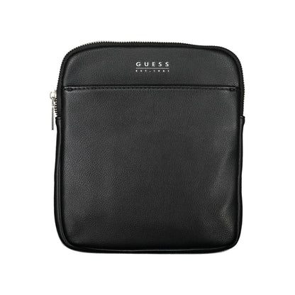 Black Polyethylene Shoulder Bag